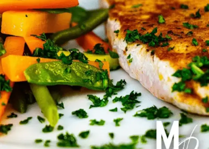 Schweinssteak vom Grill