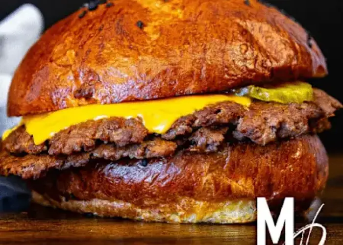 BBQ Double Cheeseburger