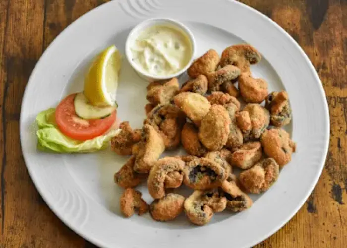 Frittierte Zwiebelringe