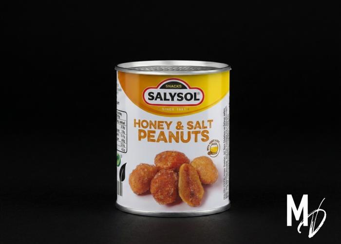 Erdnüsse mit Honig und Salz